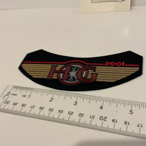 2001 Harley Davidson HOG Jacket Vest Patch and Pin Badge Motorcycle Collectible - Picture 6 of 7